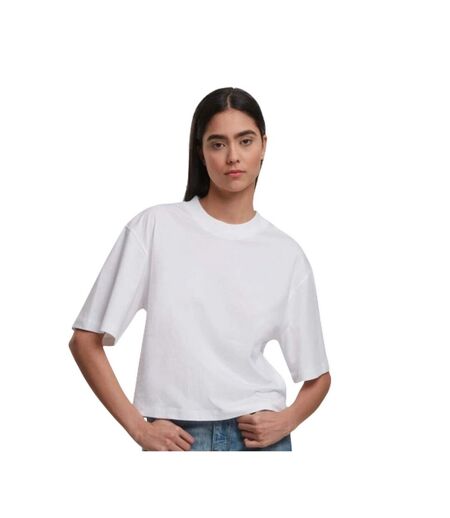 Womens/ladies Oversized T-shirt White New Morning Studios