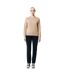 Unisex adult denali recycled cotton undyed sweatshirt heather brown Iqoniq-3