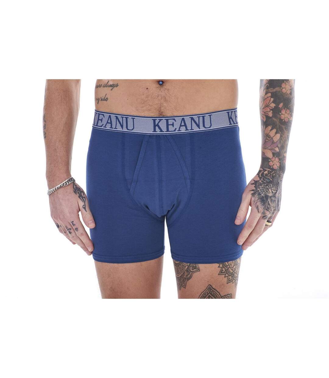Pack Of 6  Mens Plain Boxer Shorts  Multicoloured Keanu-1