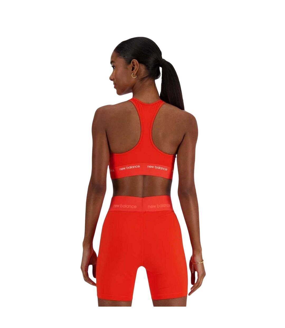 Brassière De Sport Femme Rouge New Balance-2
