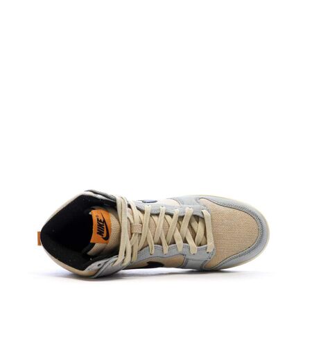 Dunk high retro beige/bleu homme nike