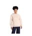 Womens/ladies Fleece Hoodie Off White Animal-1