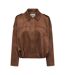 Veste en suédine marron femme only amber-2