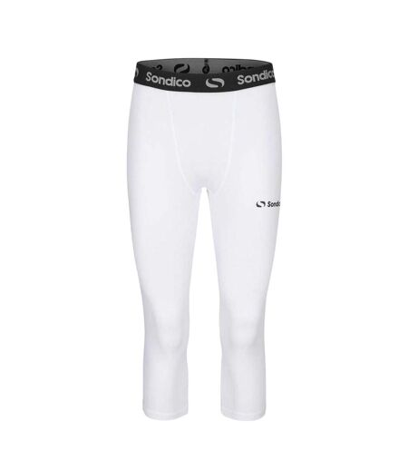 Mens Core 3/4 Tights White Sondico