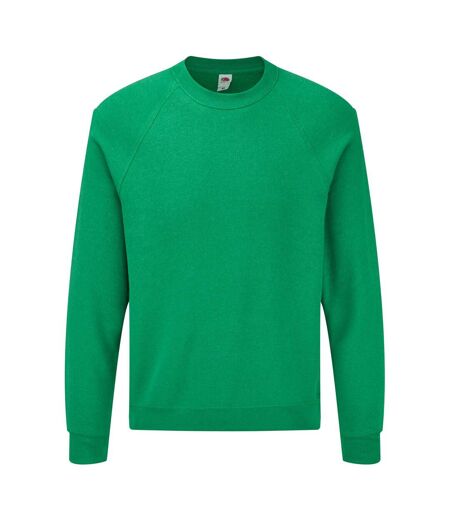 Sweat Classic Adulte Vert Chiné Fruit Of The Loom