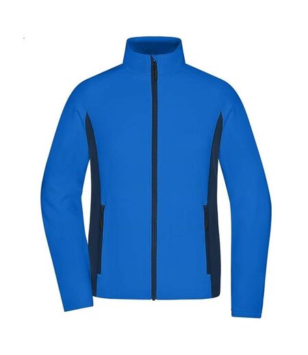 Veste polaire de travail stretch - Femme - JN1859 - bleu roi et bleu marine