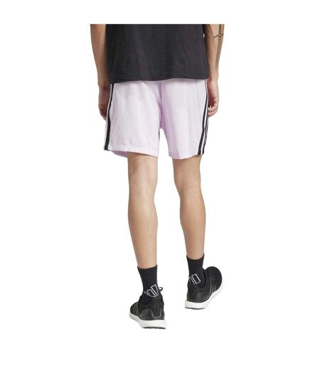 Mens 3 Stripes Shorts Ice Lavender Adidas