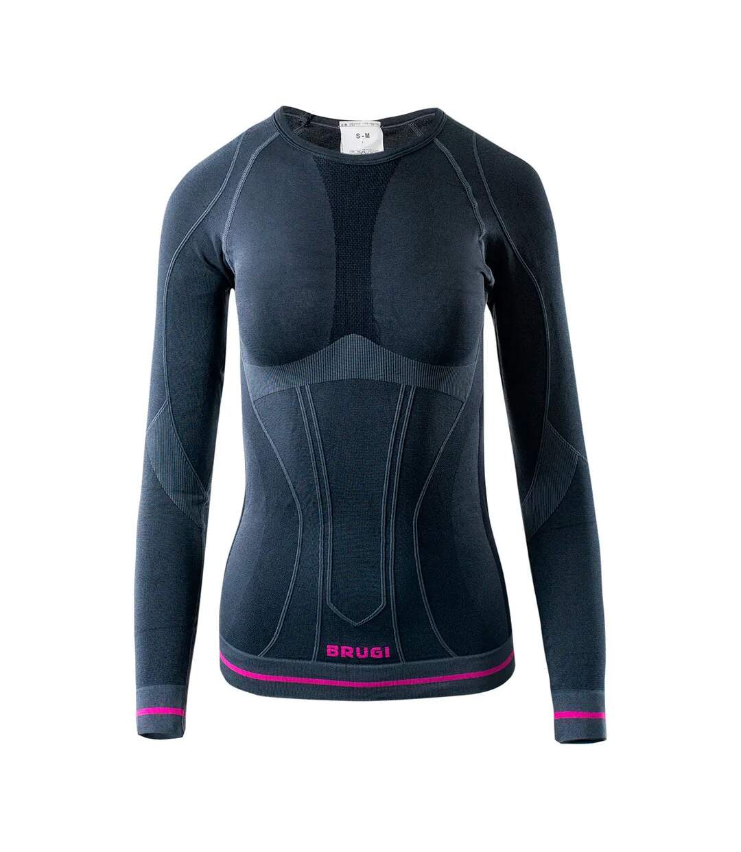 Haut Thermique Manches Longues 2rap Femme Anthracite Brugi-1
