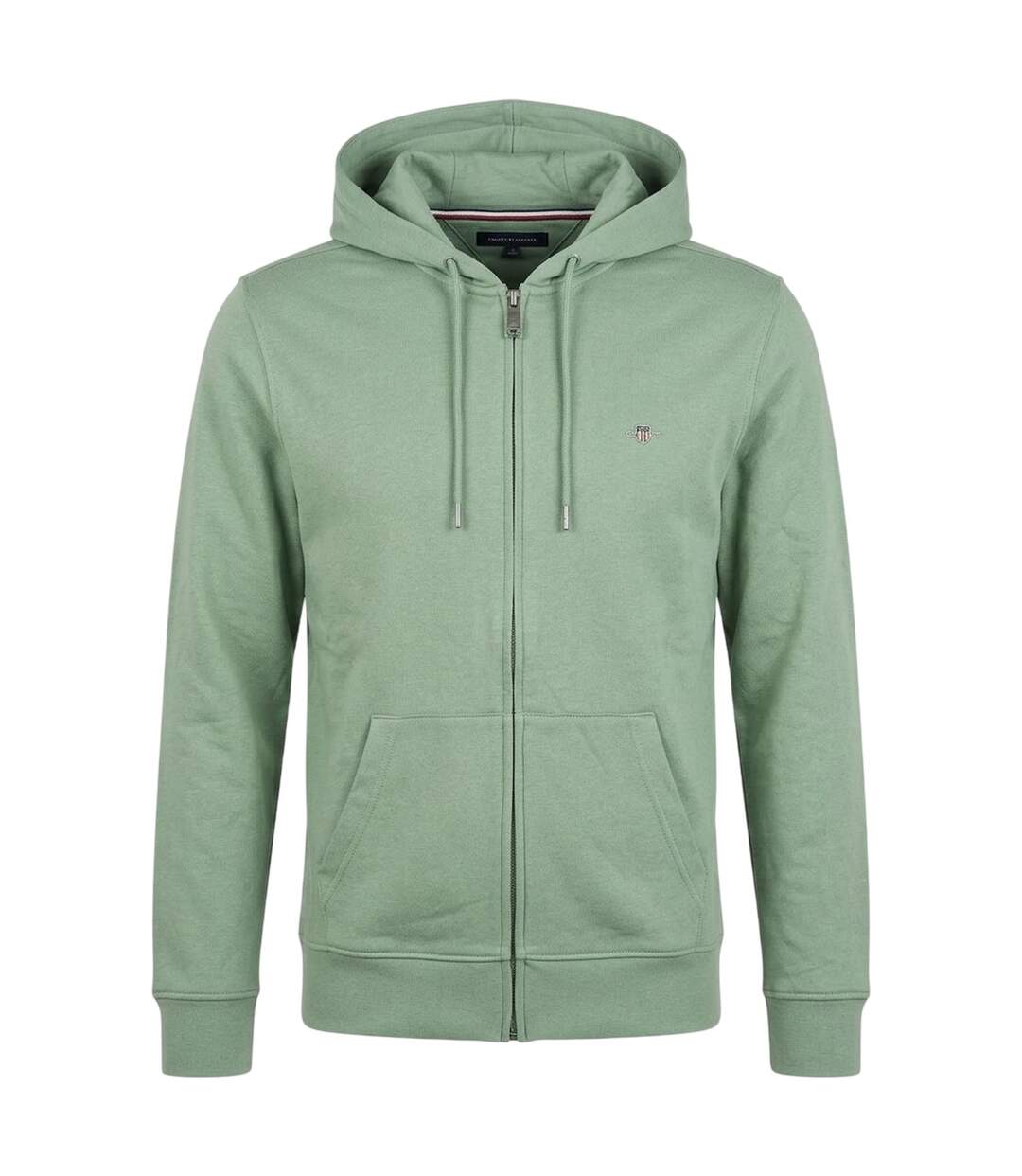 Veste À Capuche Homme Vert Gant-2