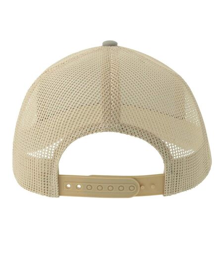 Casquette Trucker Motif/style 6 Panneaux Sonic-s Adulte Vert Bouteille Gris Beige Gris Atlantis Headwear