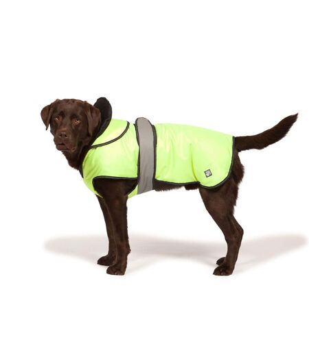 Danish Design Ultimate 2-in-1 Hi-Vis Dog Coat (Yellow) (50cm) - UTTL4904