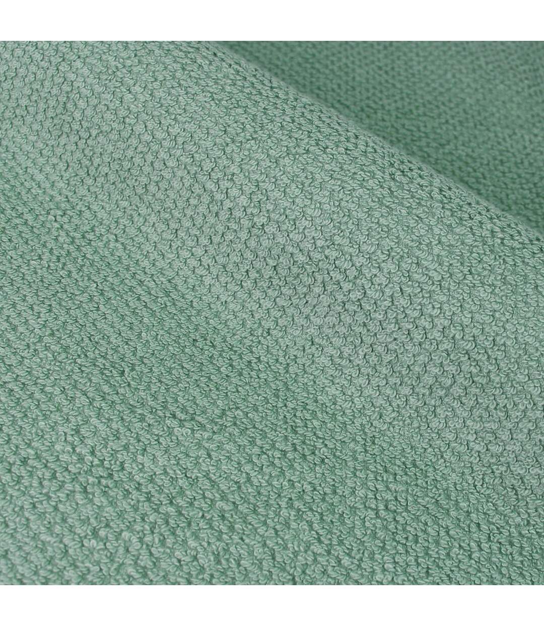 Textured weave bath towel 130cm x 70cm smoke green Furn-1