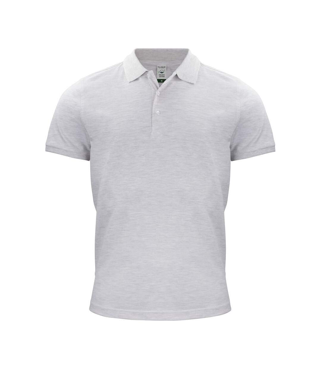 Polo classic oc homme blanc cassé chiné Clique-1