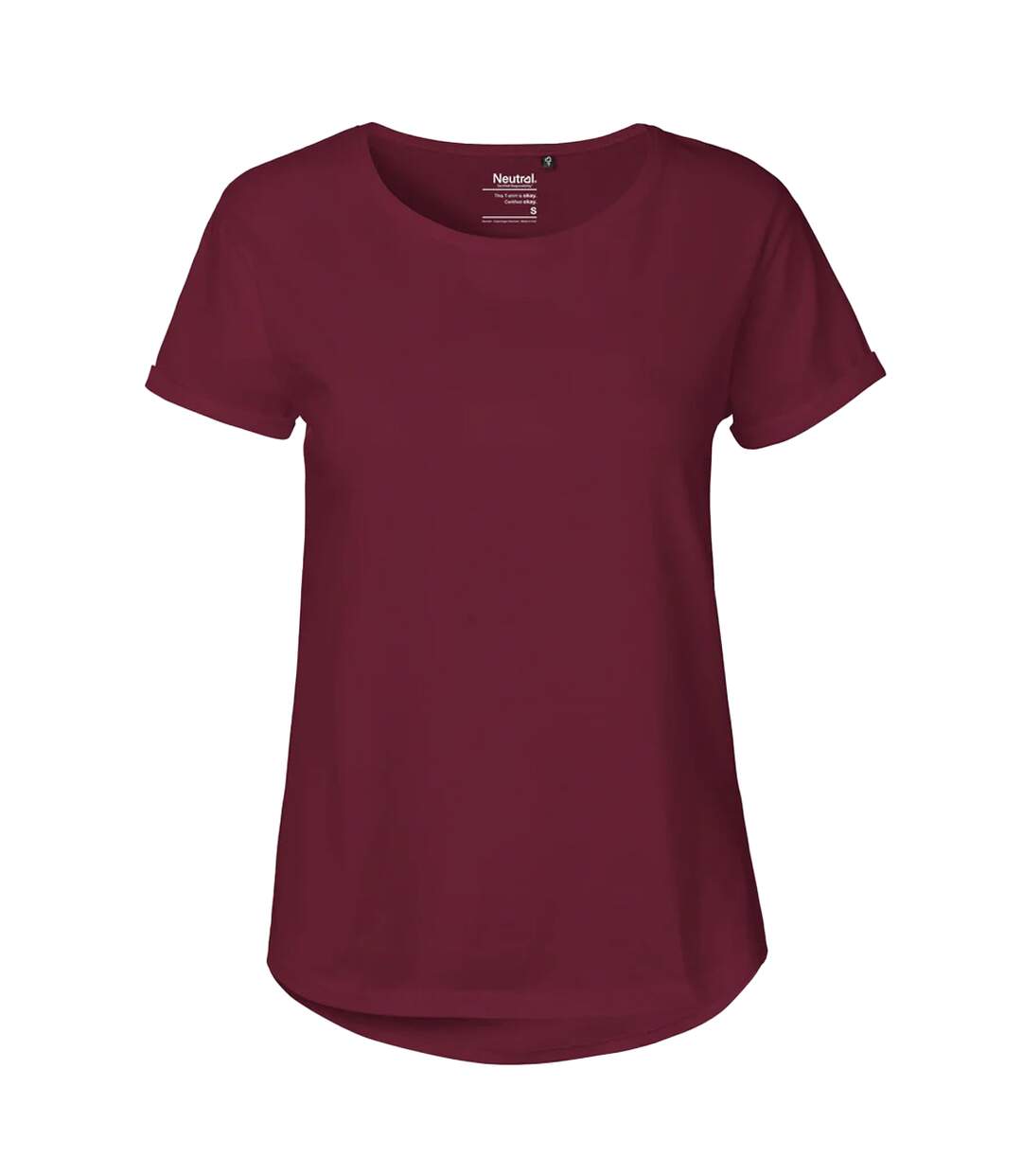 T-shirt Femme Bordeaux Neutral-1
