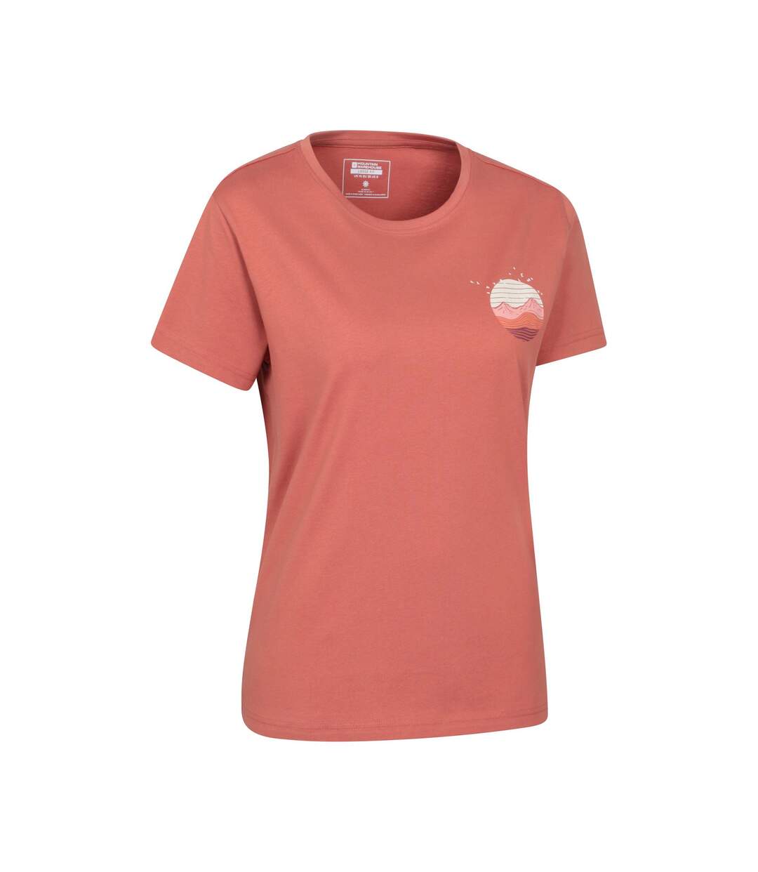 Womens/ladies Loose Fit T-shirt Orange Mountain Warehouse-4