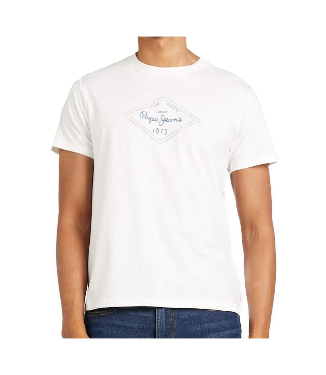 T-shirt Blanc Homme Pepe jeans Wesley - XXL-1