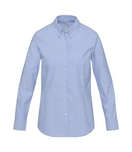 Womens/ladies Sphene Oxford Shirt Light Blue Elevate NXT