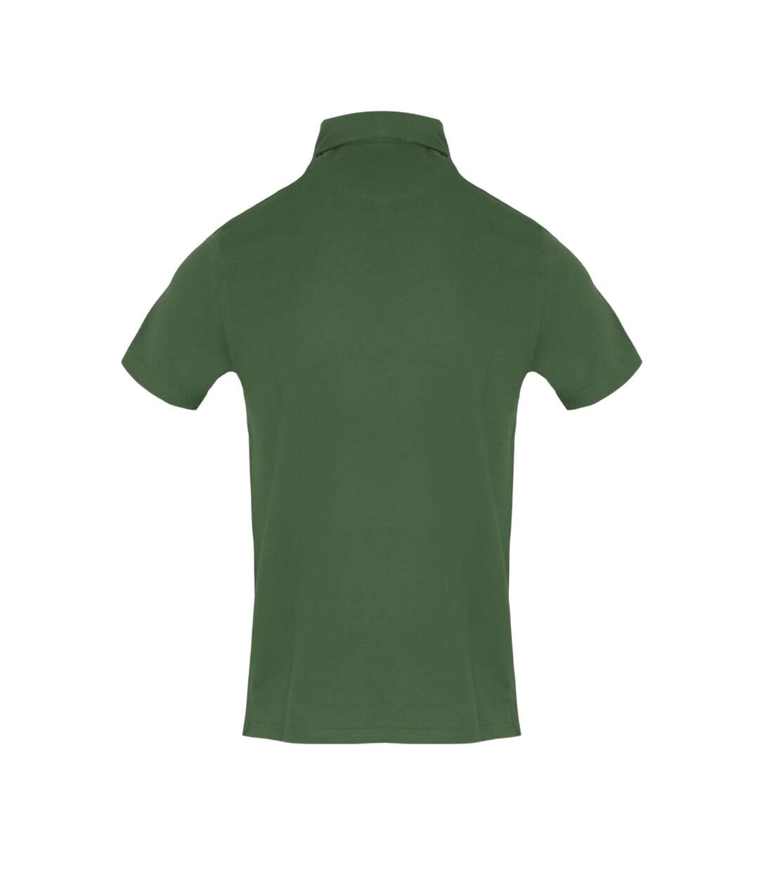 Polo Motif/style Badge Homme Vert Kaki Aquascutum-2