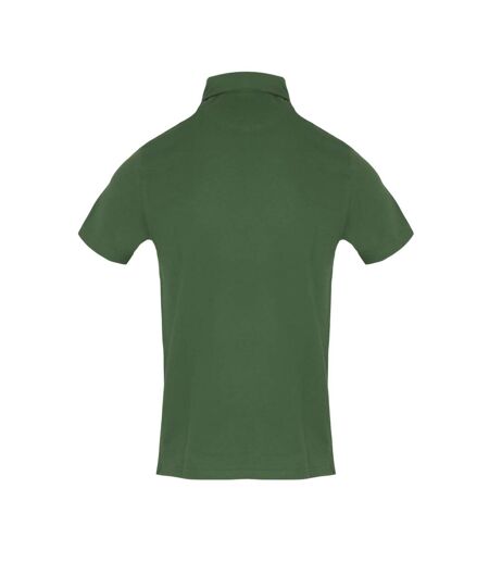 Polo Motif/style Badge Homme Vert Kaki Aquascutum