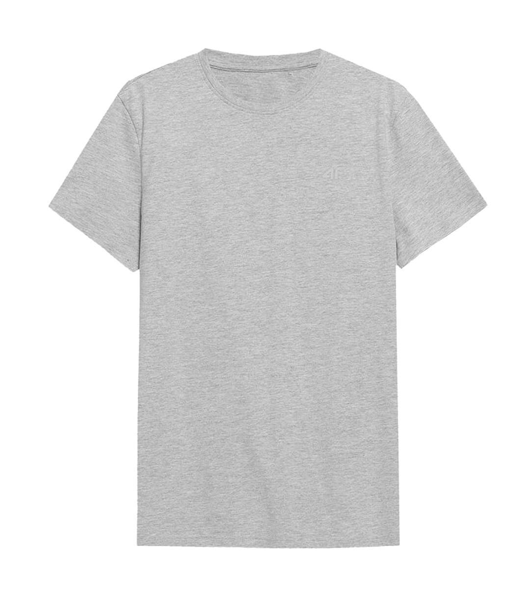 T-shirt Ss23ttshm536 Homme Gris Argenté 4F-1