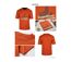 Tee-shirt Chasse Orange Ledertys LY0599O avec Motif Cerf-3