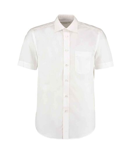 Chemise Manches Courtes Commerce Homme Blanc Kustom Kit