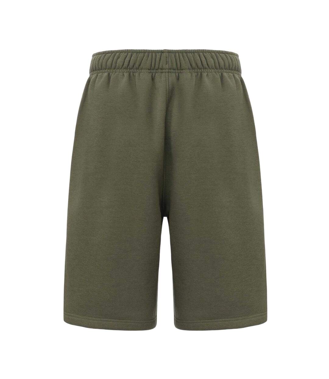 Mens Fleece Shorts Khaki Green Slazenger-2