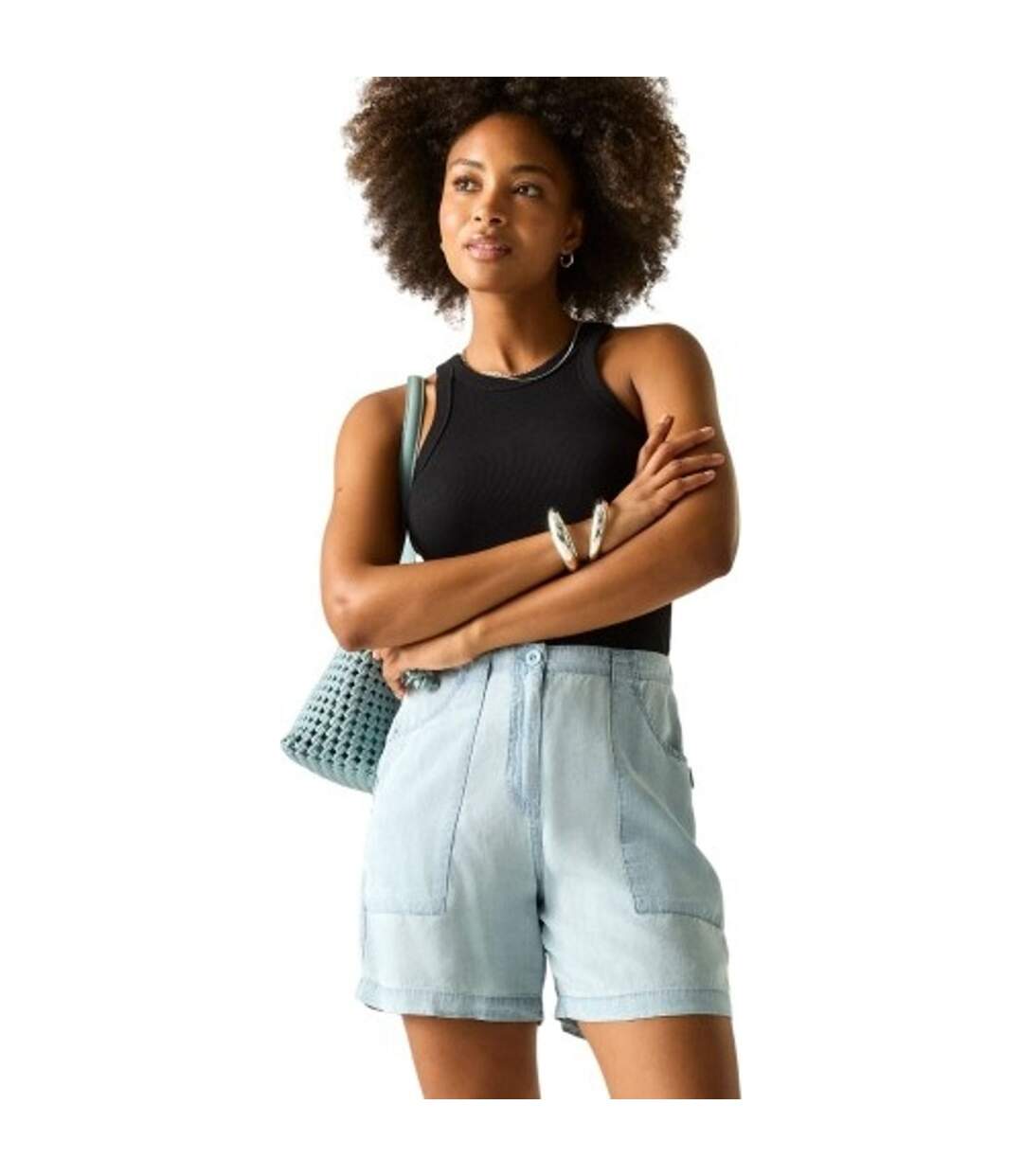 Short Liza Femme Bleu Ciel Regatta-1