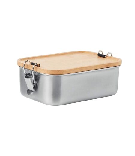 Sonabox stainless steel 750ml lunch box one size wood MidOcean