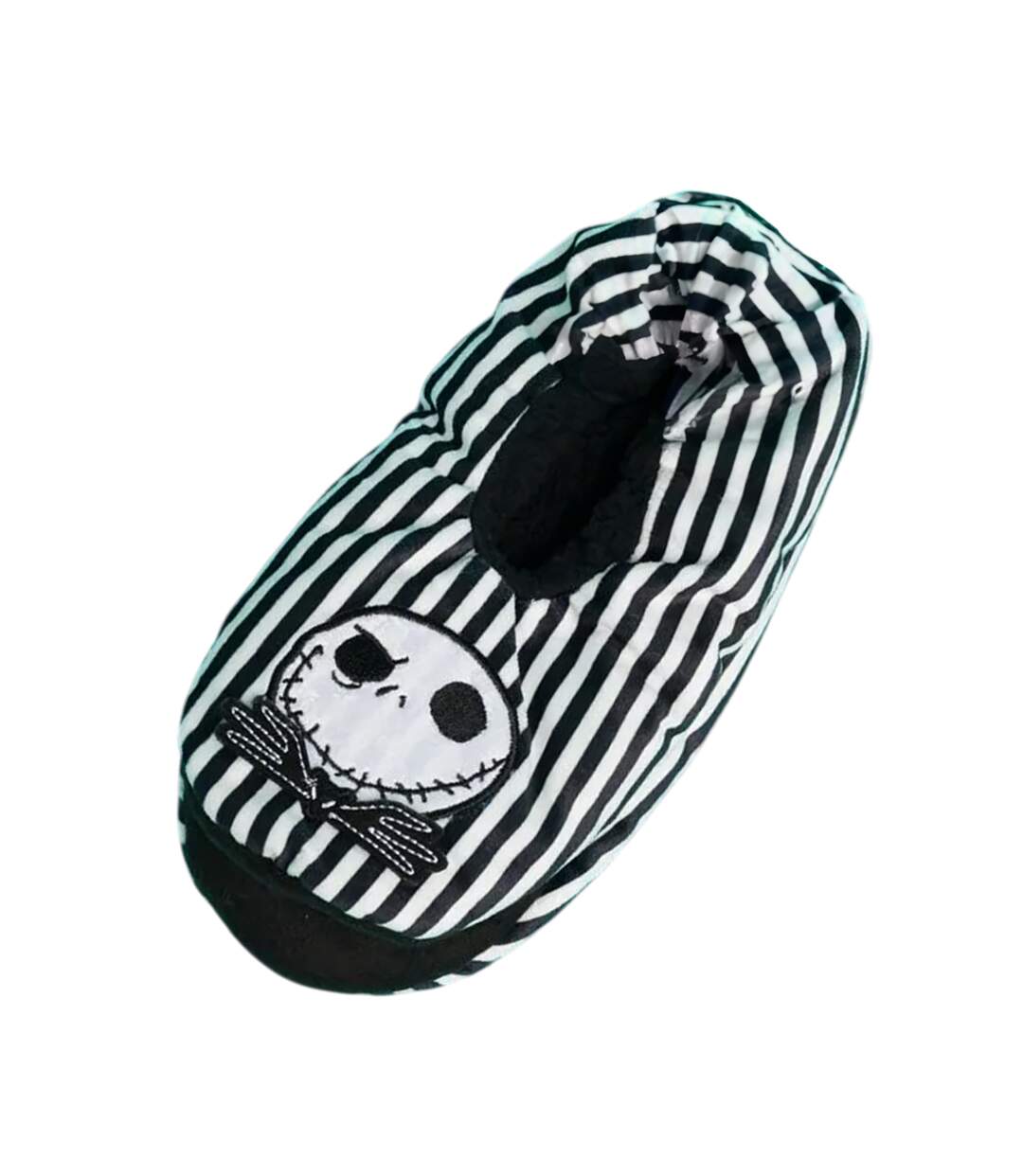 Chaussons Motif Jack Skellington Adulte Noir Blanc The Nightmare Before Christmas-3