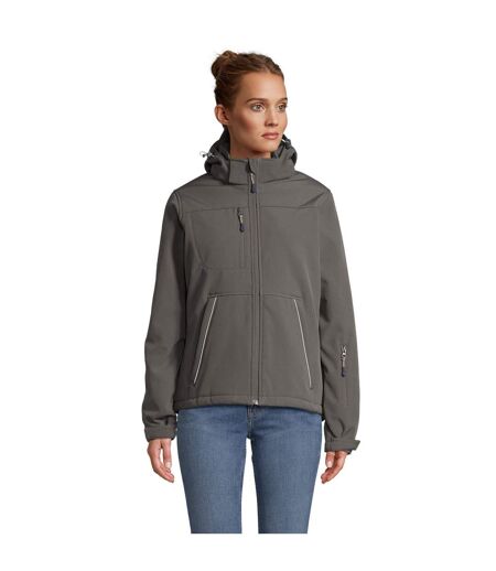 Doudoune Softshell Rock Femme Gris Charbon SOLS