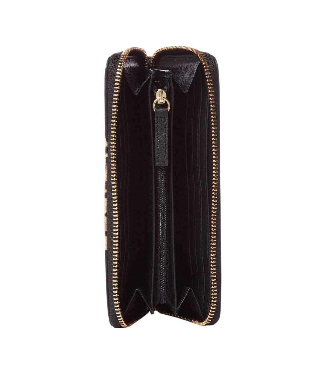 Porte-monnaie Motif/style Imprimé Léopard Taille Unique Noir Marron Biba-3