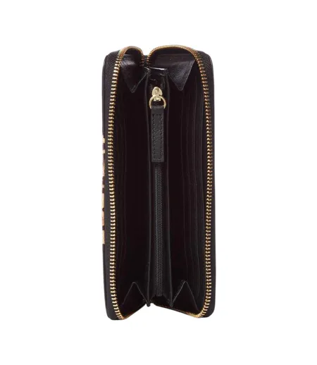 Porte-monnaie Motif/style Imprimé Léopard Taille Unique Noir Marron Biba