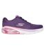 Womens/ladies go walk air 3.0 trainers plum Skechers-3