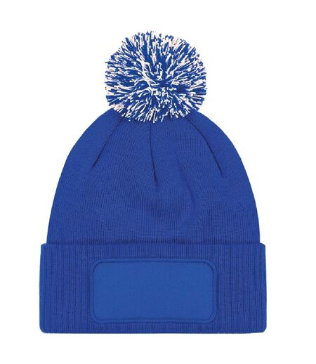 Bonnet Snowstar Unisexe Bleu Blanc Beechfield