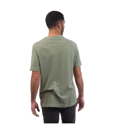 Mens Logo Sunwashed T-shirt Green Gant