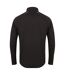 Tombo Mens Long Sleeve Zip Neck Performance Top (Black) - UTPC3041