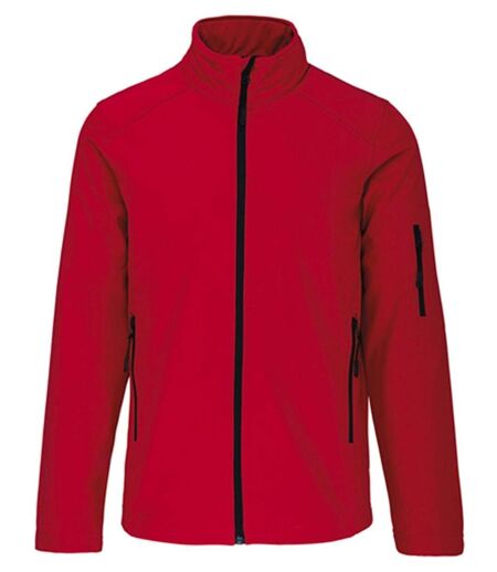 Veste softshell 3 couches - Homme - K401 - rouge