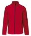 Veste softshell 3 couches - Homme - K401 - rouge-1