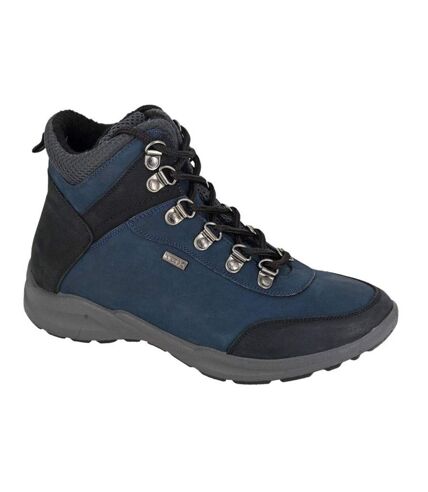 Womens/ladies pennine nubuck walking boots navy Aztrek