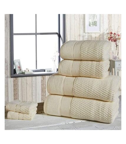 Rapport Royal Velvet Towel Bale Set (Pack of 6) (Cream) (One Size) - UTAG724