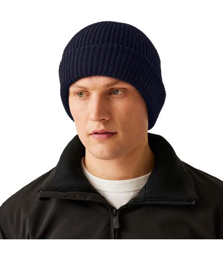 Casquette / Chapeau De Montre D'hiver Unisexe Entièrement Côtelée Bleu Marine Regatta Professional