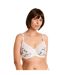 Soutien-gorge à armatures grand maintien blanc imprimé Ella-2