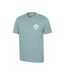 Mens brighton short-sleeved t-shirt pale green Mountain Warehouse-4