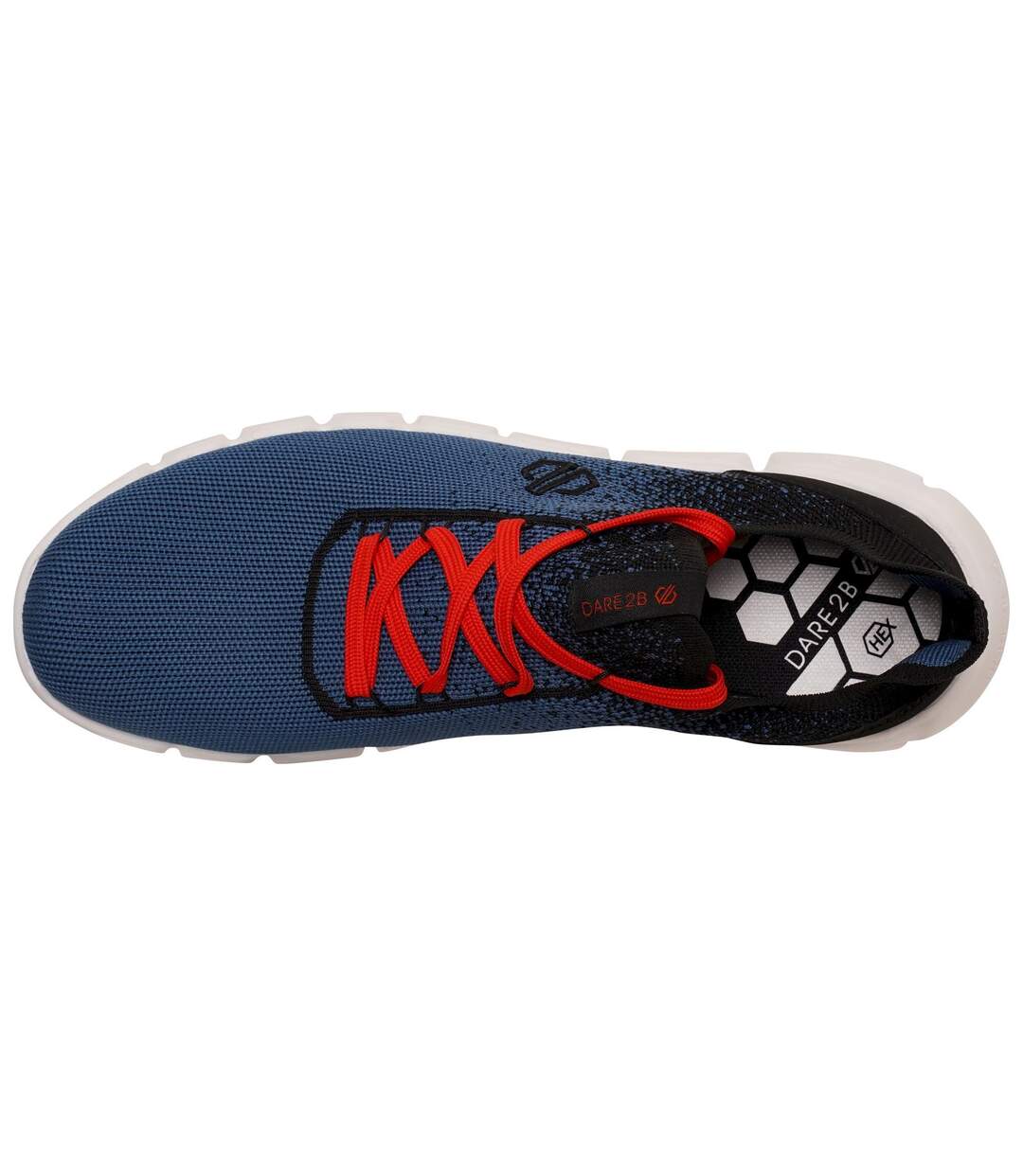 Baskets hex-at homme bleuet / orange foncé vif Dare 2B