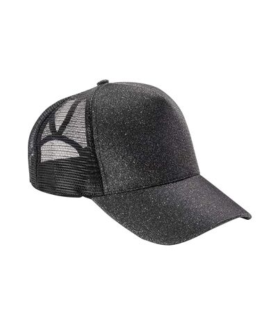 Result Headwear Mens Core New York Sparkle Cap (Black)