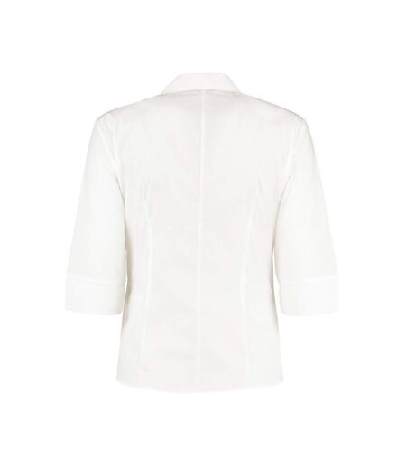 Blouse continental femme blanc Kustom Kit