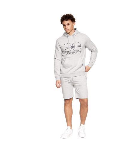 Short Bengston Homme Gris Chiné Crosshatch