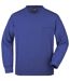 Sweat avec poche poitrine - Homme - JN924 - bleu roi-1