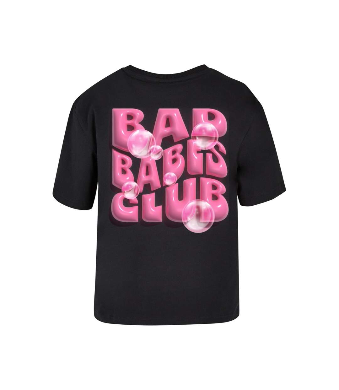 T-shirt Femme/femme Babe Noir Miss Tee-3